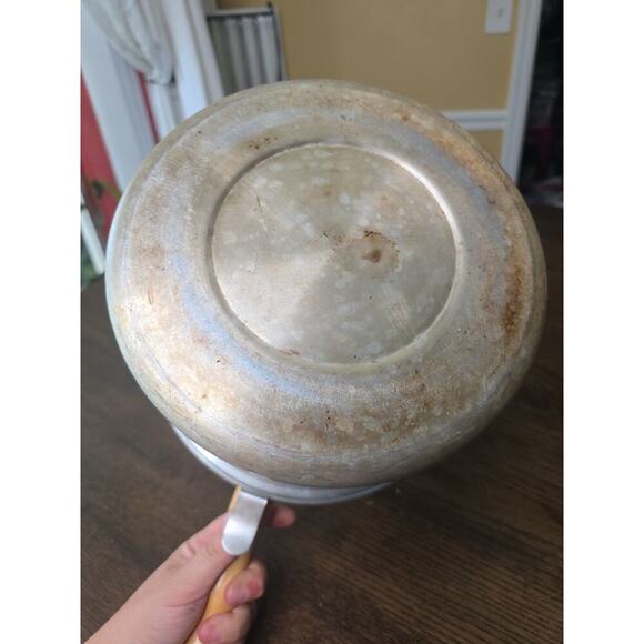 Genuine Whirley Pop Popcorn Maker Popper Stovetop Hand Crank Wooden Handle - Picture 12 of 16